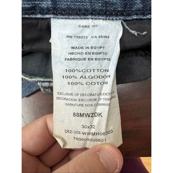 Wrangler Mens Retro Slim Straight Denim Jeans Size 30x32 - Picture 7 of 7